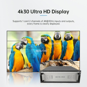 ตัวควบคุมวิดีโอวอลล์แบบหลายหน้าจอ 8x8 HDM I Multi-Interface Ultra HD 4K รองรับการแบ่งหน้าจอหลายชั้น สำหรับห้องควบคุมภายในอาคาร รับประกัน 1 ปี - Product Image 3