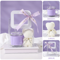 Coffret Cadeau de Fidélité Client Spa & Salon – Édition Spéciale Fêtes – Violet – Combinaison Personnalisée Transparente – Vente en Gros – Panier Cadeau Bien-être pour Festivals