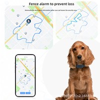 Traqueur GPS 4G Nouvelle Version Eurasienne IP67 Collier Plastique pour Personnes Âgées Positionnement Anti-Perte Surveillance de la Santé Détection des Pas