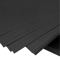 Feuille de carton noir écologique et recyclable avec taille personnalisée pour la conversion d'emballages et la fabrication de boîtes