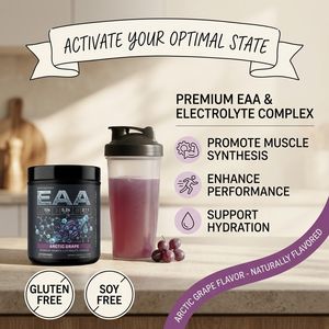 EAA en Polvo para la Recuperación Muscular, Síntesis de Proteínas y Rendimiento Deportivo, EAA Puro Premium para Atletas y Fitness - Product Image 4