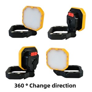 Đèn cắm trại Đèn pha Đèn pin từ tính có móc để săn bắn Cắm trại đi bộ đường dài Sửa chữa Đèn <span class=keywords><strong>LED</strong></span> di động làm việc - Product Image 2