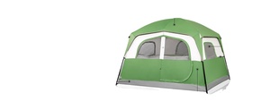 Carpa de Camping Impermeable para 6 Personas, de Una Habitación, para las Cuatro Estaciones, 1500-2000 mm, Fácil de Instalar, Diseño de Doble Capa, Portátil, Familiar, para Exteriores - Product Image 4
