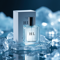 Vente en gros mini flacons de parfum en verre de luxe 30/50/100ml vaporisateur de recharge unique verre coloré vide avec boîte de luxe