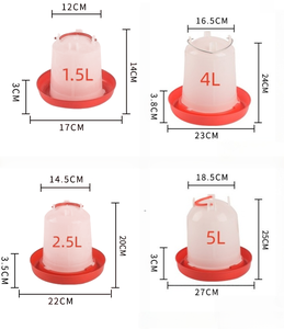 Bebederos Automáticos para Pollos de 1.5L, Equipo de Granja para <span class=keywords><strong>Patos</strong></span> y Pollitos, Herramienta para Dar de Beber <span class=keywords><strong>Agua</strong></span> a Pollos - Product Image 5