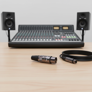 Разъем XLR RASANTEK с золотым покрытием, 3-контактный, Hi-Fi, 2U, штекер XLR (мужской/женский), для профессионального подключения аудио- и видеооборудования к динамикам - Product Image 5
