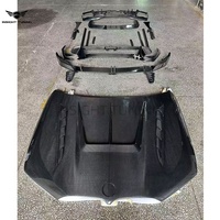 Kit de pare-chocs en fibre de carbone de qualité supérieure pour BMW X7 G07 LCI 2022-2024, kit de conversion au look LD, accessoires de voiture, lèvre avant, capot