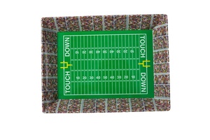 Bols <span class=keywords><strong>de</strong></span> <span class=keywords><strong>jeu</strong></span> <span class=keywords><strong>de</strong></span> football modernes en plastique et mélamine Ensemble <span class=keywords><strong>de</strong></span> 2 supports <span class=keywords><strong>de</strong></span> service jetables en papier pour salade et cacahuètes - Product Image 4