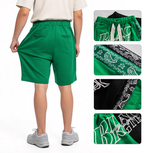 Offerta Speciale Liquidazione Senza Reso o Cambio, Difetti Minori, Pantaloncini Casual Stile Americano con Stampa a Lettere - Product Image 2