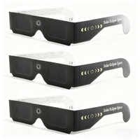 Lunettes de visualisation d'éclipse solaire, lunettes d'éclipse imprimées personnalisées pour visualiser l'éclipse