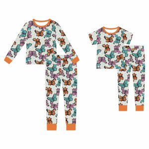 Pijamas <span class=keywords><strong>de</strong></span> Bebé Recién Nacido con Doble Cremallera, Unisex, <span class=keywords><strong>de</strong></span> Bambú Tejido, Cómodos, con Estampado, al por Mayor - Product Image 3