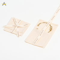 Auralux Factory Wholesales Eco Friendly Organic Cotton Jewelry Packaging Storage Pouch Ba