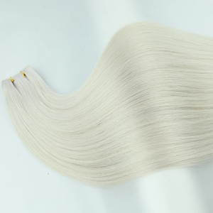 Leshine New Design Hair Extensions #1001A Silk Straight Human Hair Extensions Weft Raw Hair Hand Tied Weft - Product Image 1
