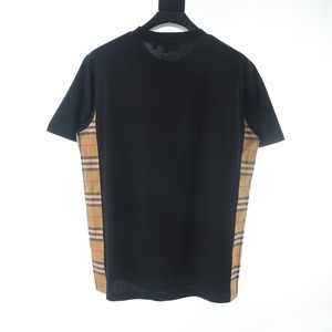 Camiseta de Verano Burberry de Lujo, Informal, 100% Algodón, Diseño a Cuadros, Estilo Vintage, de Manga Corta para Hombre - Product Image 3