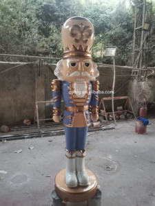 Décoration de <span class=keywords><strong>soldat</strong></span> de Noël en fibre de verre de 6 pieds grand casse-noisette de Noël - Product Image 4