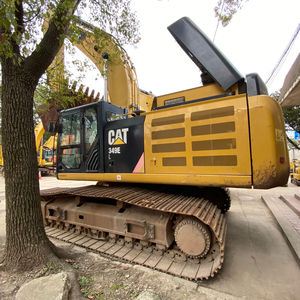 Excavatrice hydraulique Caterpillar 349E d'occasion, faible nombre d'heures de fonctionnement, puissance élevée, idéale pour les travaux routiers, les barrages et les excavations en montagne. - Product Image 1
