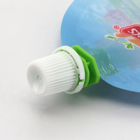 Wholesale Custom Printed Ergonomic Shape Baby Squeeze Pouch BPA Free Spout Bag for Infant Toddler Fruit Puree Food Packaging