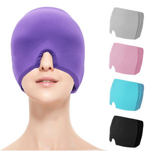 Hoge kwaliteit compressiekap met gel-oogmasker, warm & koud, voor verlichting van hoofdpijn en migrainekoppijn - Product Image 4