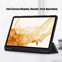 Étui pour tablette NET-CASE, de haute qualité, en cuir TPU, avec support pliable, pour Tab S8 5G 11 pouces SM-706 / X700, personnalisable