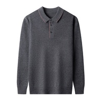 Pulls épais Fufei pour hommes, color-block, pour hommes d'âge mûr, automne/hiver, décontracté chic, tricot à manches longues, base de collection