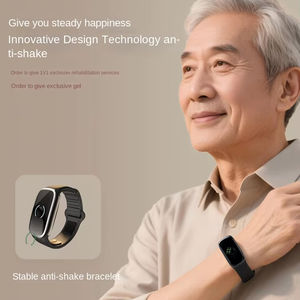 실리카겔 마이크로 전류 자극 흔들림 방지 팔찌 손목 마사지 노인 어린이를위한 손 자오선 준설 알람 시계 - Product Image 2