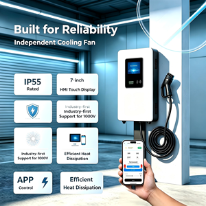 Neuer 22kW DC EV-Lader 240V Einphasig für Südafrika 1000V Weitspannung GBT CCS Kommerzieller <span class=keywords><strong>SESC</strong></span> APP OCPP Schnell-Lader - Product Image 3