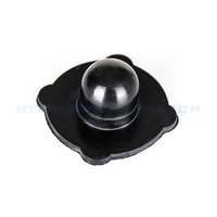 Capuchon d'extrémité en silicone personnalisé de haute qualité avec revêtement en poudre, bouchon en silicone souple