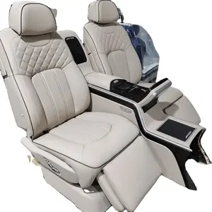 Conversion van interior accessories rear seats with console and armrest touch screen smart system