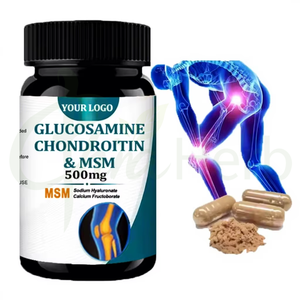 Capsules de <span class=keywords><strong>Glucosamine</strong></span> et Chondroïtine à base de plantes chinoises, Complément alimentaire OEM, Capsules de <span class=keywords><strong>Glucosamine</strong></span> et Chondroïtine - Product Image 1