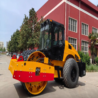 Rouleau vibratoire de marque chinoise de 14 tonnes avec tambour de 2130 mm de largeur, moteur Shangchai, système entièrement hydraulique pour le compactage de l'asphalte et du sol
