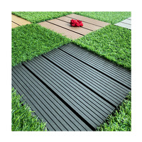 Dalles de terrasse en WPC plastique imperméables, ignifuges, écologiques, garantie 5 ans pour usage extérieur, installation facile, emboîtables