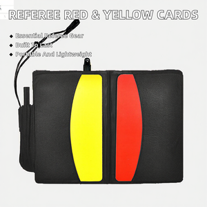 Herramientas Profesionales para Registrar Partidos: Tarjetas Rojas y Amarillas de Fútbol, Tarjetas Rojas y Amarillas de Árbitro, Suministros para Árbitros - Product Image 1