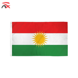 Conjunto de Artículos para Fanáticos del Fútbol de Kurdistán al por Mayor: Camiseta Nacional, Bandera de Mano, <span class=keywords><strong>Collar</strong></span> con Mapa, Llavero, Pin, Camiseta para Campaña Electoral - Product Image 3