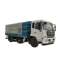 Nouveau camion balayeuse-laveuse routière multifonctionnel diesel manuel de 18 tonnes avec une largeur de nettoyage de 4,1 m pour l'assainissement municipal