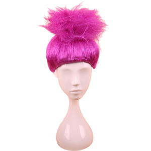 <span class=keywords><strong>Peluca</strong></span> de Troll Flame de Alta Calidad para Disfraces de Cosplay de Anime y Dibujos Animados, Divertida para Fiestas Infantiles - Product Image 6
