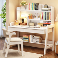 Bureau en bois massif, établi long de ménage, bureau d'étude, bureau, bureau d'écriture, chambre d'étudiant, bureau d'étude, bureau d'ordinateur