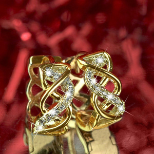 Orecchini Etnici Traforati per Donne, Stile Francese e Mediorientale, Gioielli alla Moda - Product Image 2