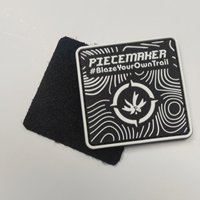 HP-Écusson en caoutchouc de silicone de créateur personnalisé avec insigne de logo en relief en PVC souple 2D et écusson à boucle et à crochet pour vêtements et uniformes