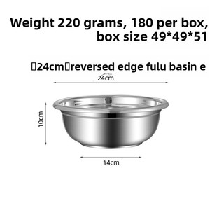 Évier à légumes en acier inoxydable 201 non magnétique avec rebord profond et design <span class=keywords><strong>Folo</strong></span> inversé - Product Image 5