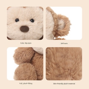 <span class=keywords><strong>Peluche</strong></span> de Mono de la Serie Zhuoqu Douding, Muñeco de <span class=keywords><strong>Peluche</strong></span>, Almohada, Regalo de Cumpleaños Unisex, Poliéster, Algodón PP, 11-30cm, para Dormir - Product Image 3