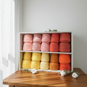 Fil à tricoter épais et doux en acrylique 100% de qualité supérieure, 8 brins, haute ténacité, 400g/rouleau, en cône, pour tapis DIY, personnalisable, vente chaude - Product Image 1