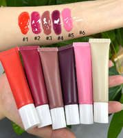 Vente chaude Vegan Baume À Lèvres En Gros Squeeze Tubes Lipgloss Conteneur Organique Baume À Lèvres Tube Emballage Teinté Baume À Lèvres