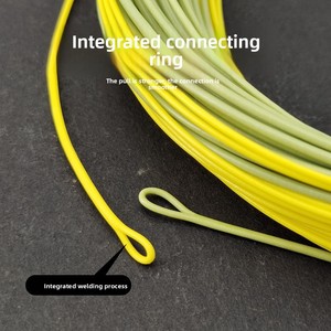 Lenza da Pesca a Mosca Galleggiante Weight Forward, Nucleo Intrecciato Rivestito in PVC Bicolore, 100ft con Anelli Saldati per Trota e Salmone - Product Image 3
