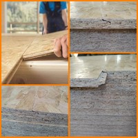 Panneaux de fibres orientées (OSB2/OSB3) économiques de 9 mm à 18 mm, finis et certifiés CE