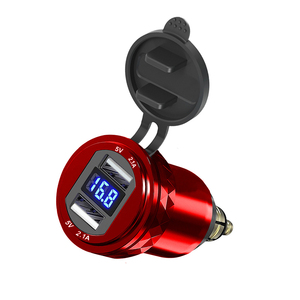 Caricabatterie per <span class=keywords><strong>Auto</strong></span> <span class=keywords><strong>USB</strong></span> Doppio 5V 4.2A con <span class=keywords><strong>Ingresso</strong></span> 12V, Impermeabile, per Triumph Tiger 800 Xc e BMW R1200Rt - Product Image 4