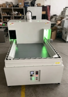 Machine de séchage UV à convoyeur rotatif 380V 6.5kW, sécheuse industrielle continue pour bouteilles plates et cylindriques, emballages cosmétiques
