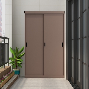 Diseño moderno estándar de acero de tamaño balcón dormitorio muebles de almacenamiento <span class=keywords><strong>armario</strong></span> - Product Image 5