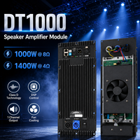 Módulo Amplificador de Placa DT1000 1000W/1400W para Subwoofer Activo, Módulo Amplificador de Audio Profesional de Alta Resistencia para Subwoofer de 18 Pulgadas