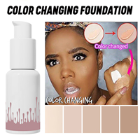 Fond de Teint Liquide Changeant de Couleur, Correcteur Adaptable au Teint, Léger, Longue Tenue, Vente en Gros