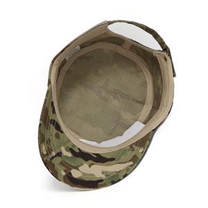 卸売 パトロールキャップ カデット カスタムロゴデザイン フラットトップ トレーニング 森林 砂漠 耐久性キャンバス カモ柄生地 アウトドア タクティカルハット - Product Image 5